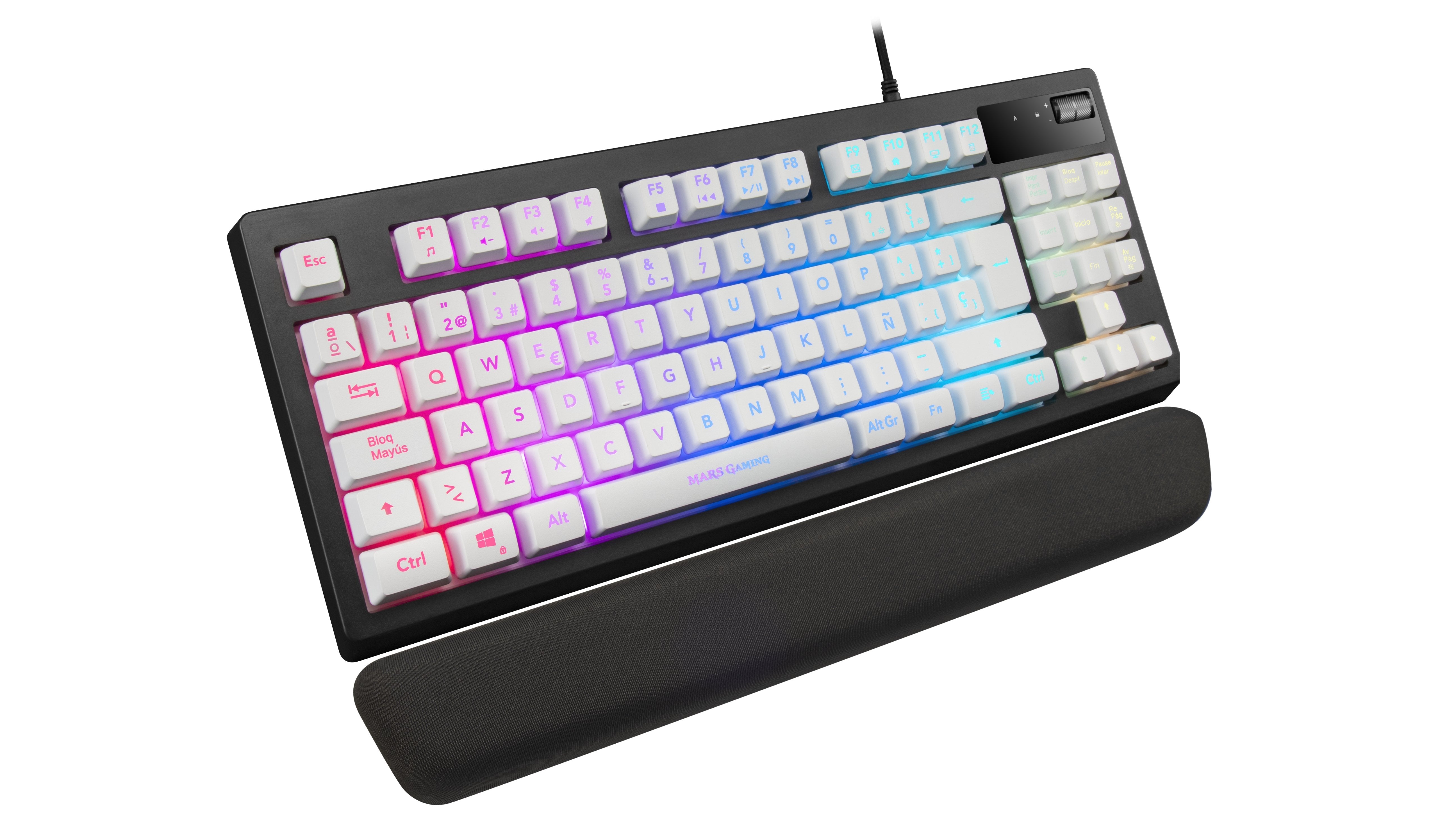 EAN 4710562755619 - Mars Gaming MKAXWES teclado Juego USB Negro, Blanco imagen 2