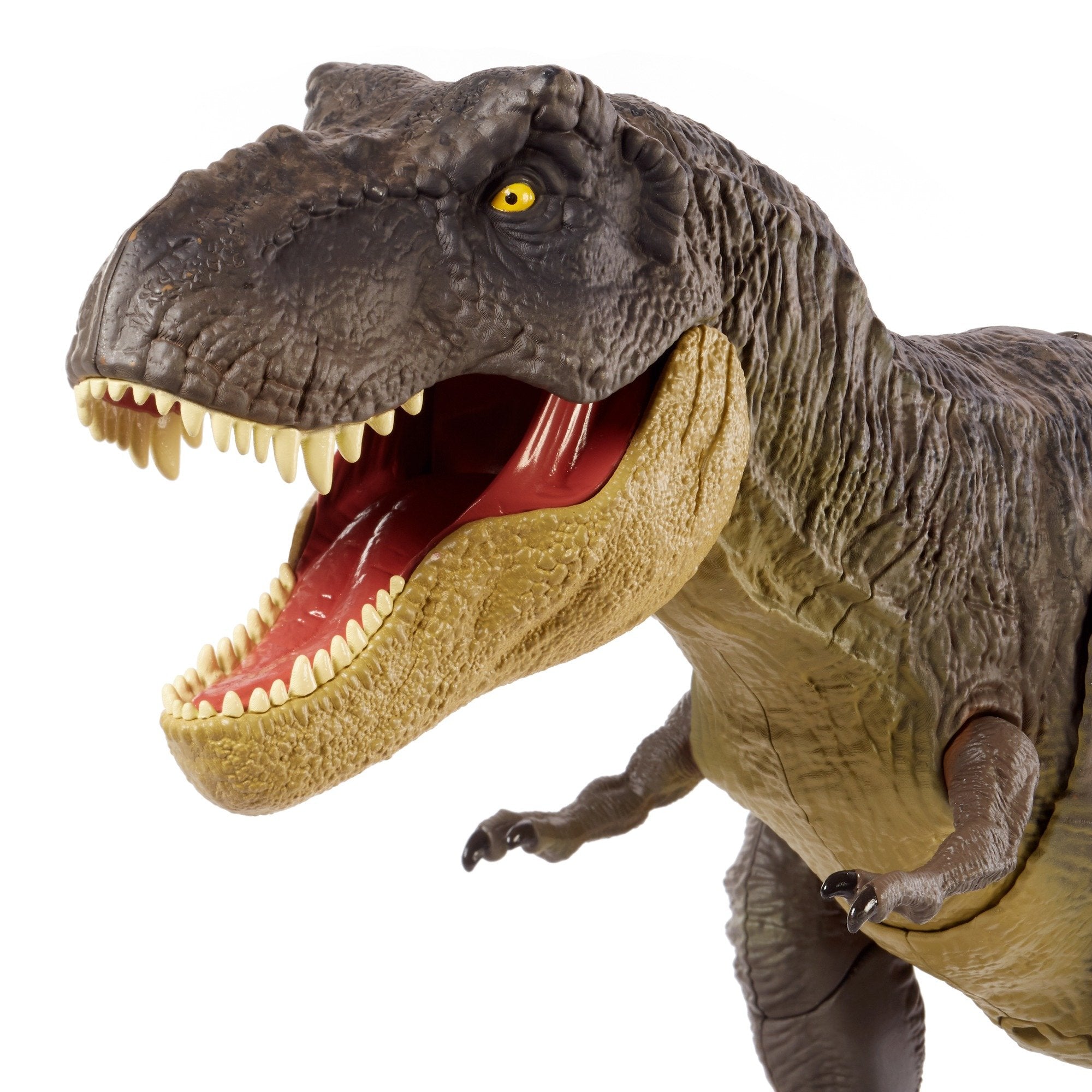 Mattel Jurassic World Stomping Battle Acción T-Rex Mini-Play Figura Gwd67
