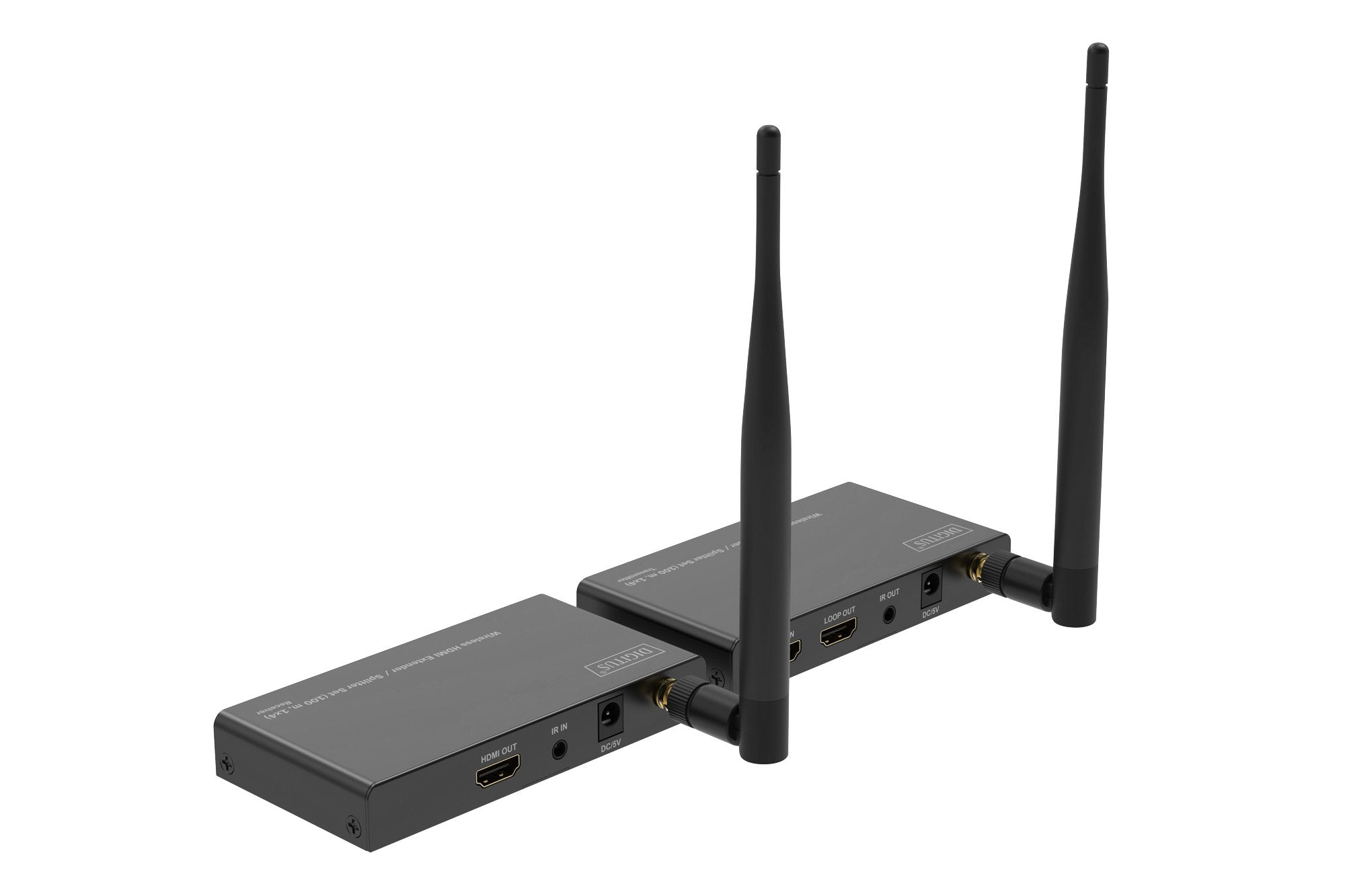 EAN 4016032496618 - Digitus DS-55346 extensor audio/video Transmisor y receptor de señales AV Negro imagen 4