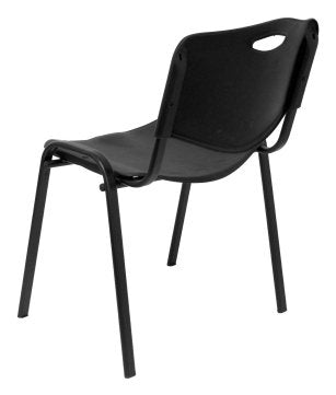 Pack 4 Sillas Confidente Modelo Robledo Plástico Negro Piqueras Y Crespo  Pack 4 Sillas Confidente Modelo Robledo Plástico Negro Piqueras Y Crespo Pack426ine