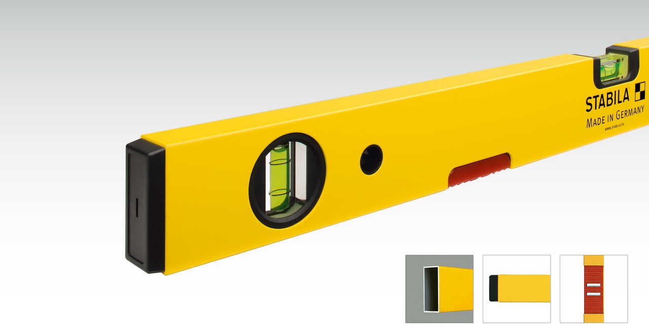 Stabila 02874 Nivel 0,6 M Negro, Amarillo