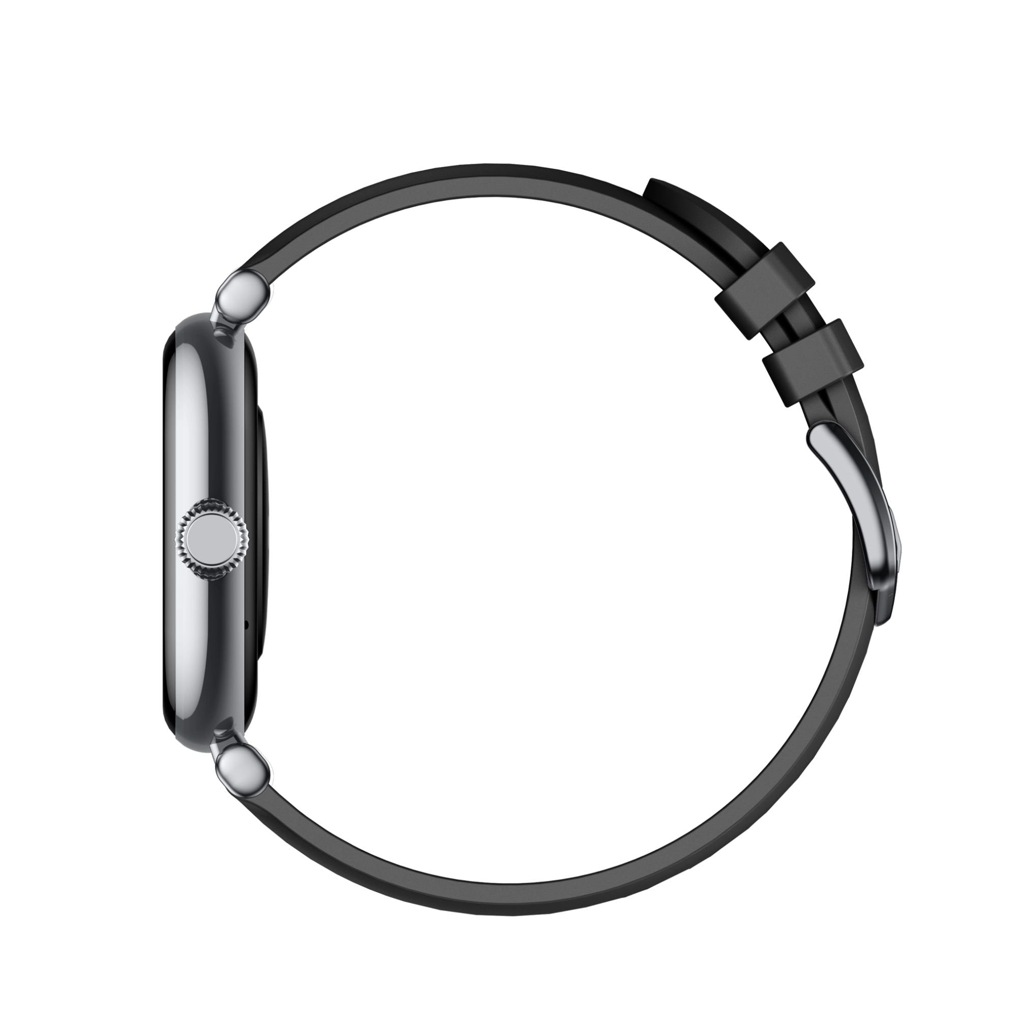 Ksix Iria Negro Smartwatch 1.7" 2 Correas (Metal + Silicona)