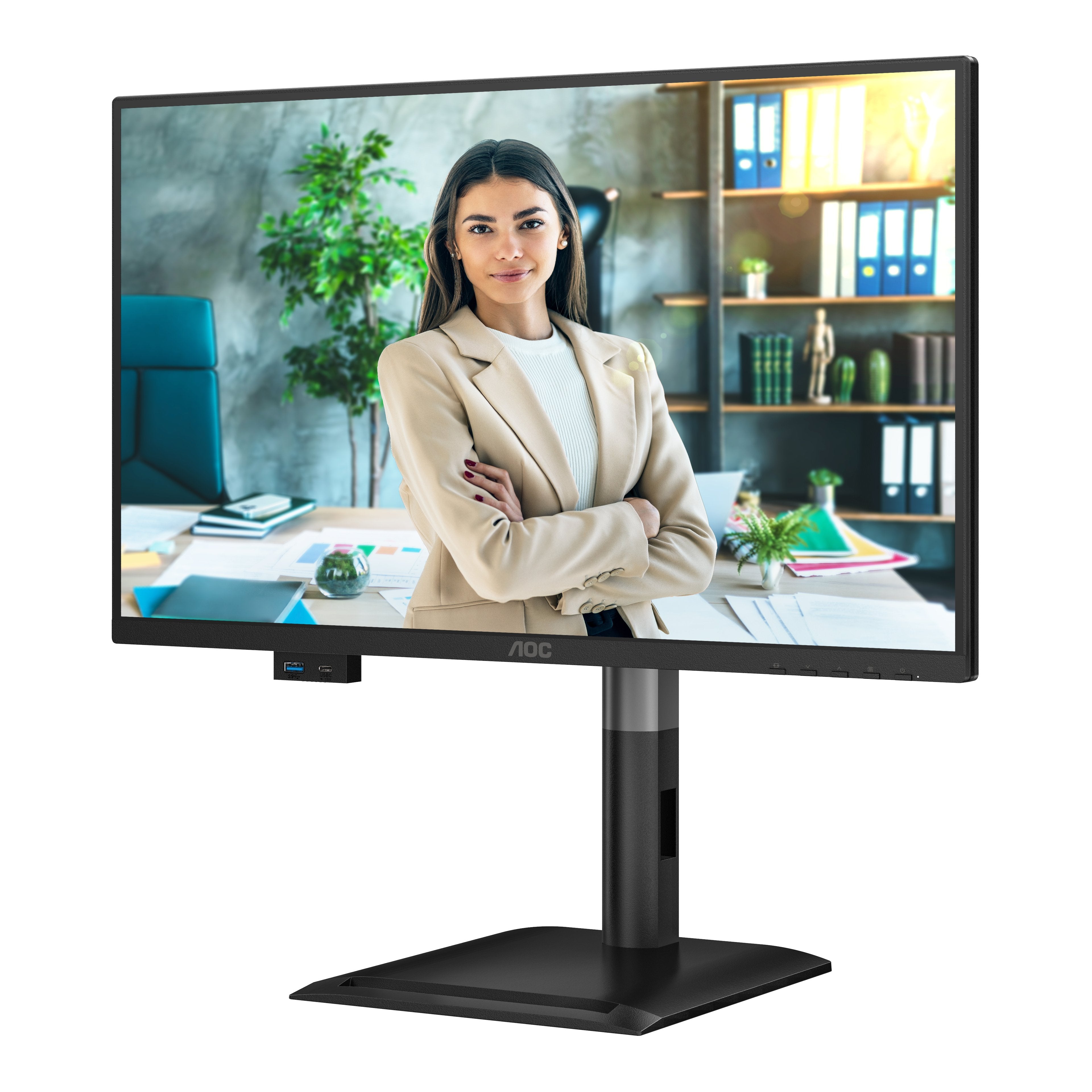EAN 4038986142878 - AOC 24P4U pantalla para PC 60,5 cm (23.8") 1920 x 1080 Pixeles Full HD Negro imagen 9
