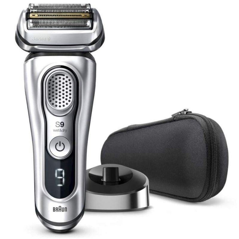 Afeitadora Braun Series 9 9350s Plata Con Batería 5 Accesorios
