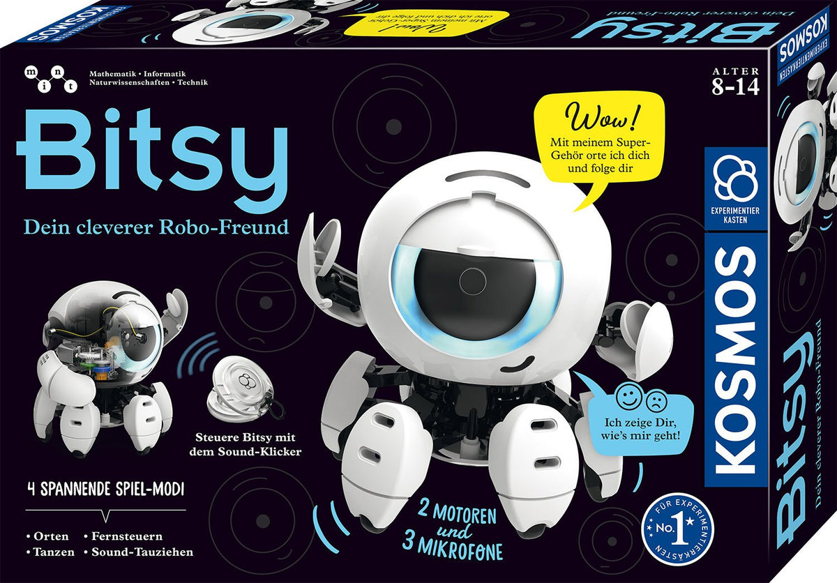 Kosmos Bitsy: Tu Inteligente Robot Amigo, Kit De Experimentos