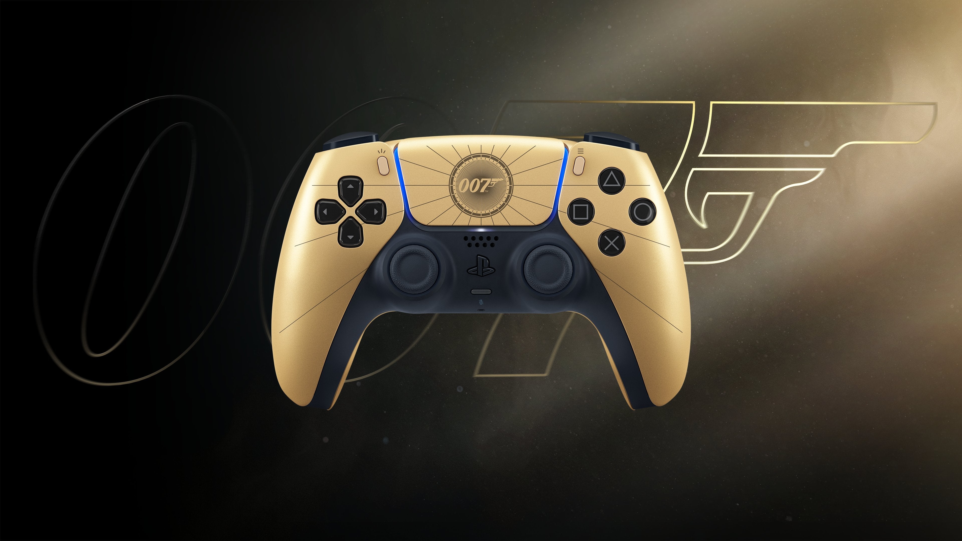 Sony Interactive Entertainment Dualsense Wireless-Controller - 007 First Light Limited Edition (Gold/Negro) 1000052021