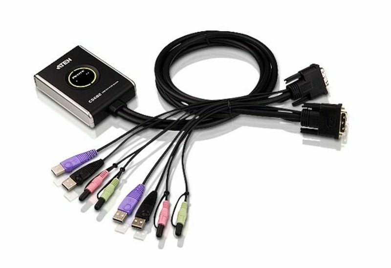 EAN 0672792110559 - ATEN CS682-AT interruptor KVM Negro imagen 1