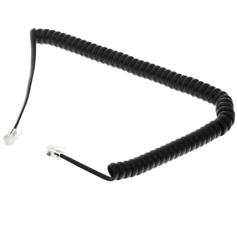 Agfeo T18, Cable Espiral Para Auricular Negro