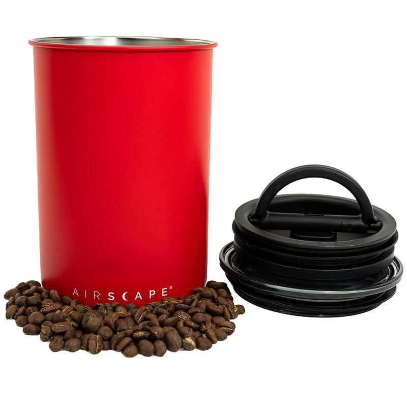 Airscape® Acero Inoxidable-Recipiente Para Aroma Mediano, Signalrot Mate