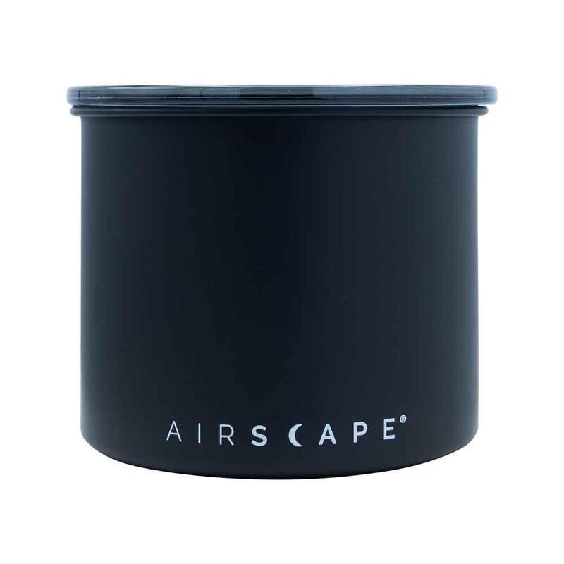 Airscape® Edelstahl-Aromabehälter Klein, Negro Matt