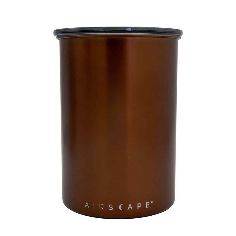 Airscape® Edelstahl-Aromabehälter Mittel, Kupfer Gebürstet