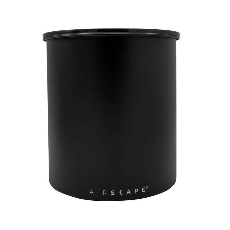 Airscape® Verzinkter Aromabehälter Gross, Negro Matt