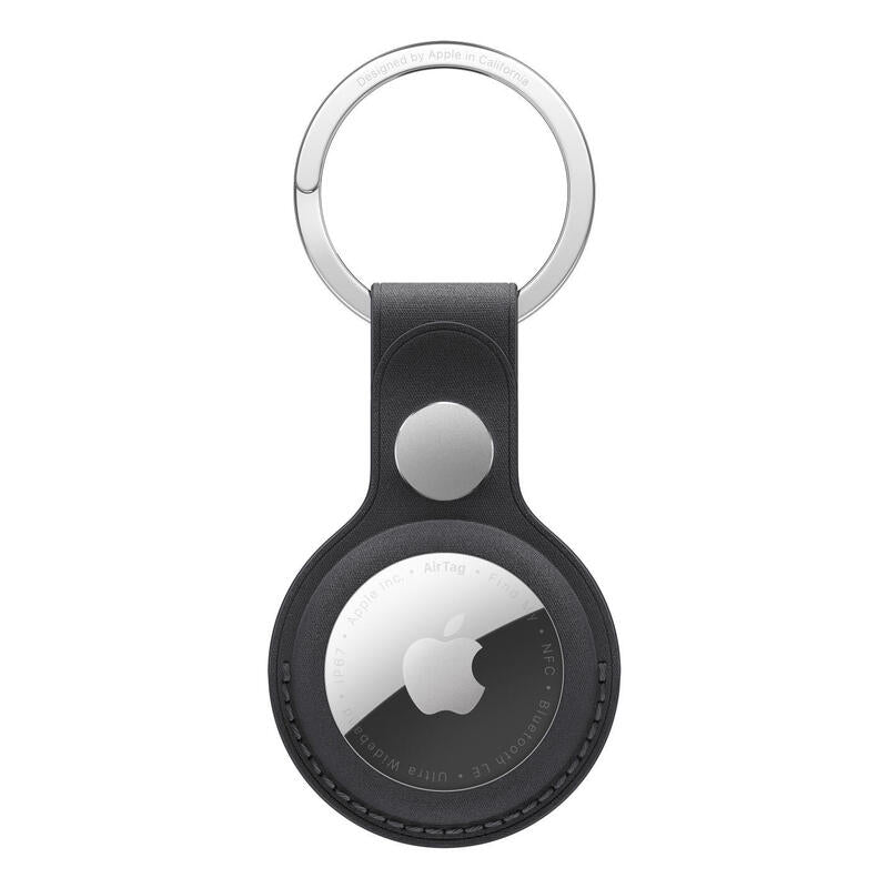Airtag Finewoven Key Ring - Black