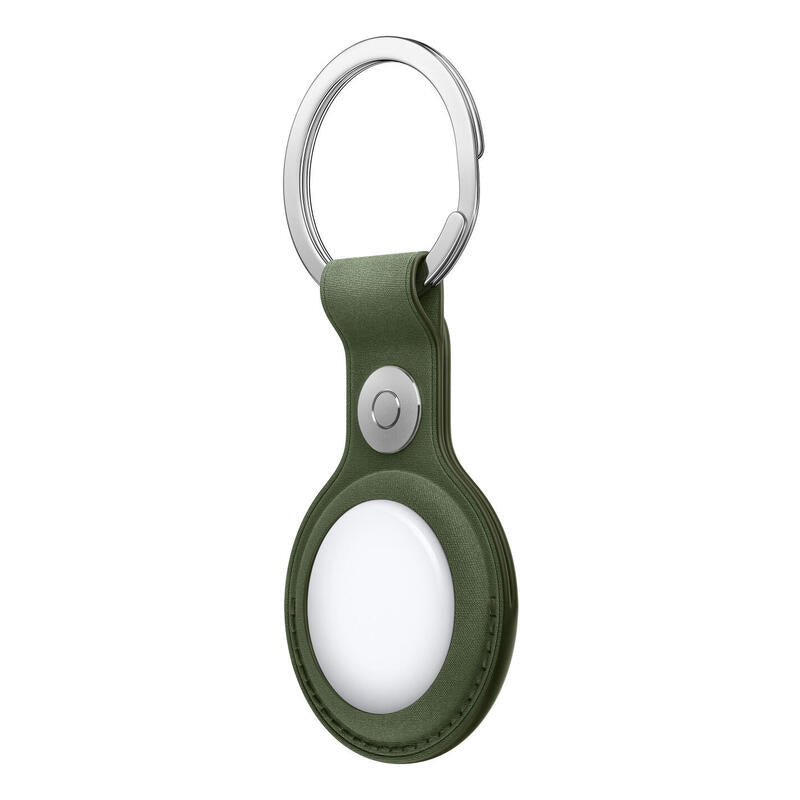 Airtag Finewoven Key Ring - Moss