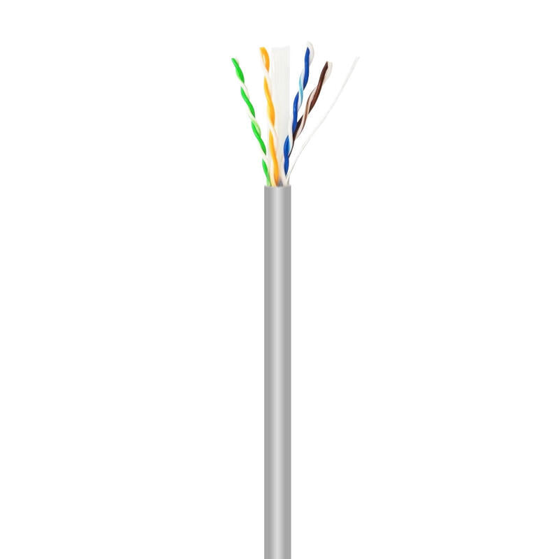 Aisens Bobina Cable Rj45 Cat.6 Utp Rigido Awg23 Cca (Aleacion) - 305m - Gris