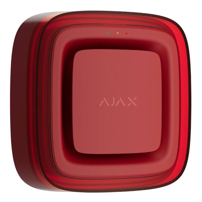 Ajax Fireprotect-En54-Snv-Rd Ajax En54 Fireprotect Sounder/Vad Jeweller. Indicador Acustico Y Visual De Alarma. Color Rojo