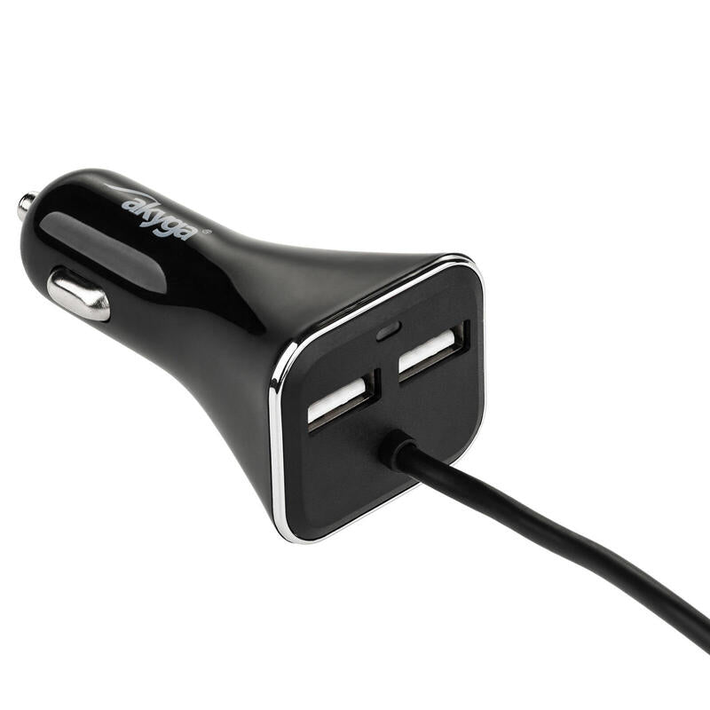 Akyga Ak-Ch-10 Car Charger 9000ma 4xusb Black