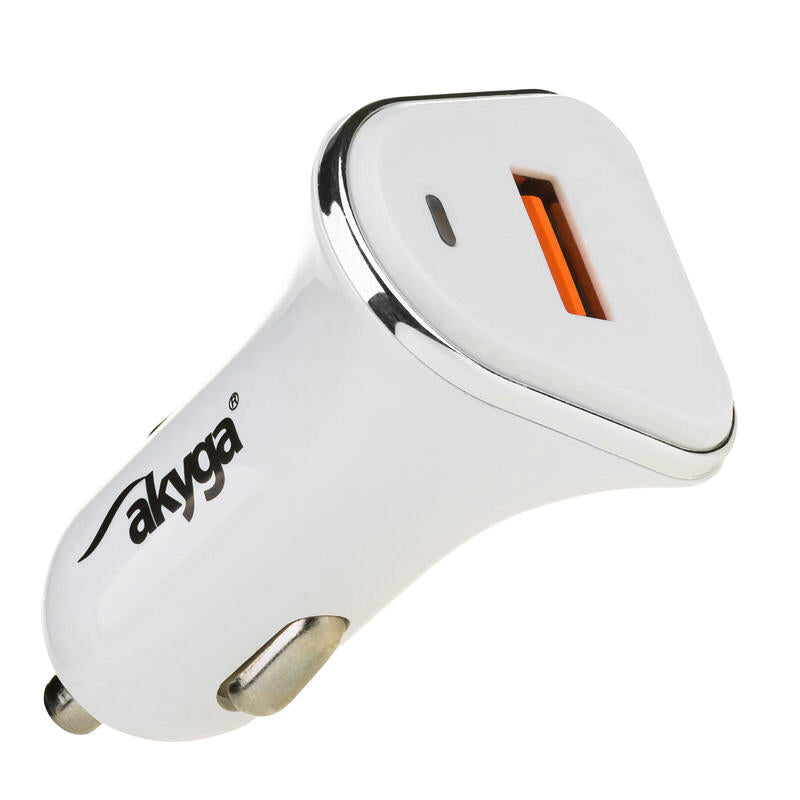 Akyga Cargador De Coche Ak-Ch-07 Usb 5v/3.0a 15w Quick Charge 3.0