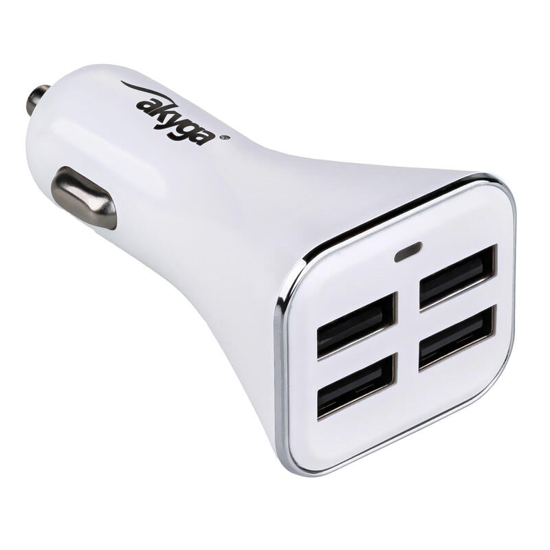 Akyga Cargador De Coche Ak-Ch-09 6800ma 4xusb Blanco