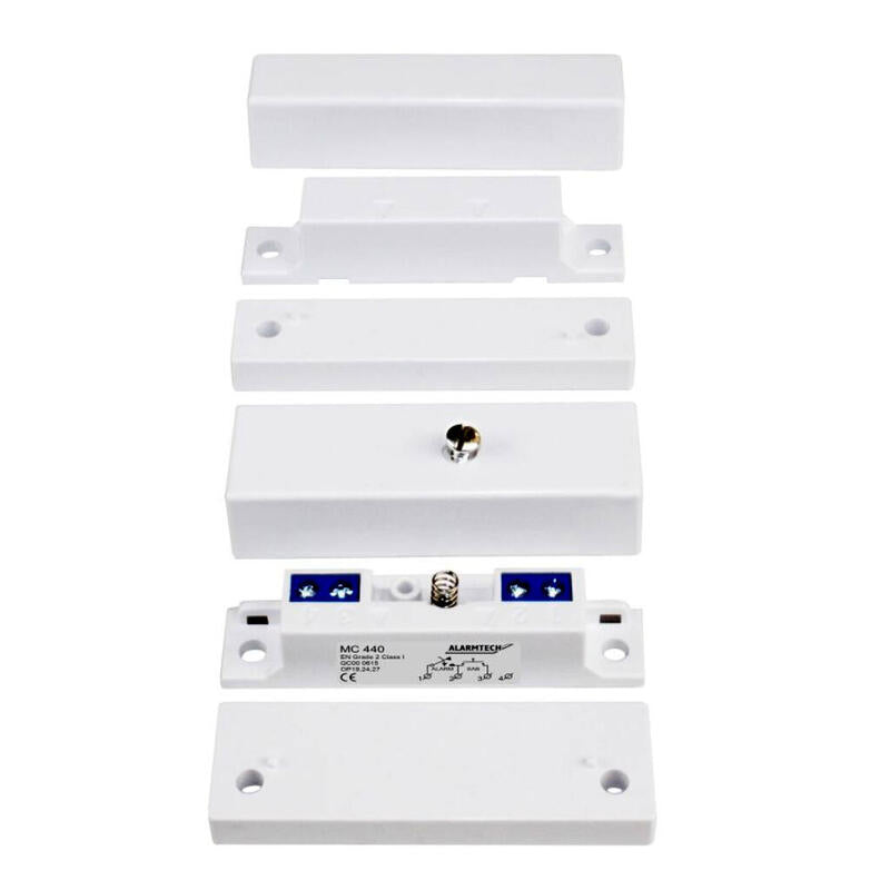 Alarmtech Mc440 Contacto Para Montar Sobre Superficie, Función Nc, Sistema Antimanipulación, Conexión Roscada