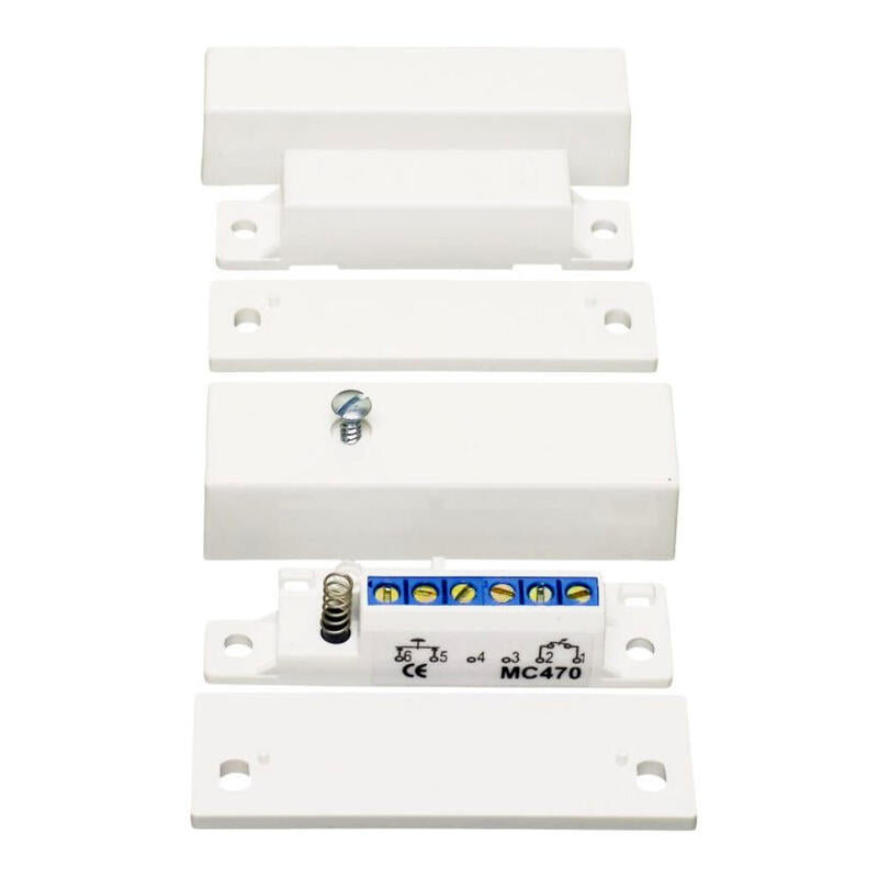 Alarmtech Mc470 Contacto Magnético De Superficie. Nc. Tamper. Conexión Por Tornillo. G3