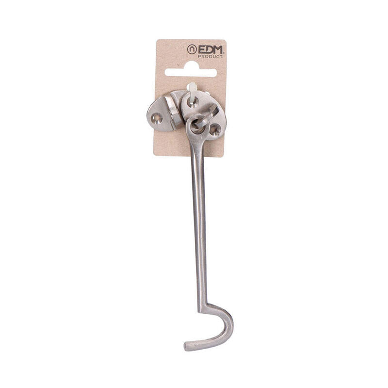 Aldabilla Barco 150mm Laton Niquel Mate En Cartón Colgante Edm
