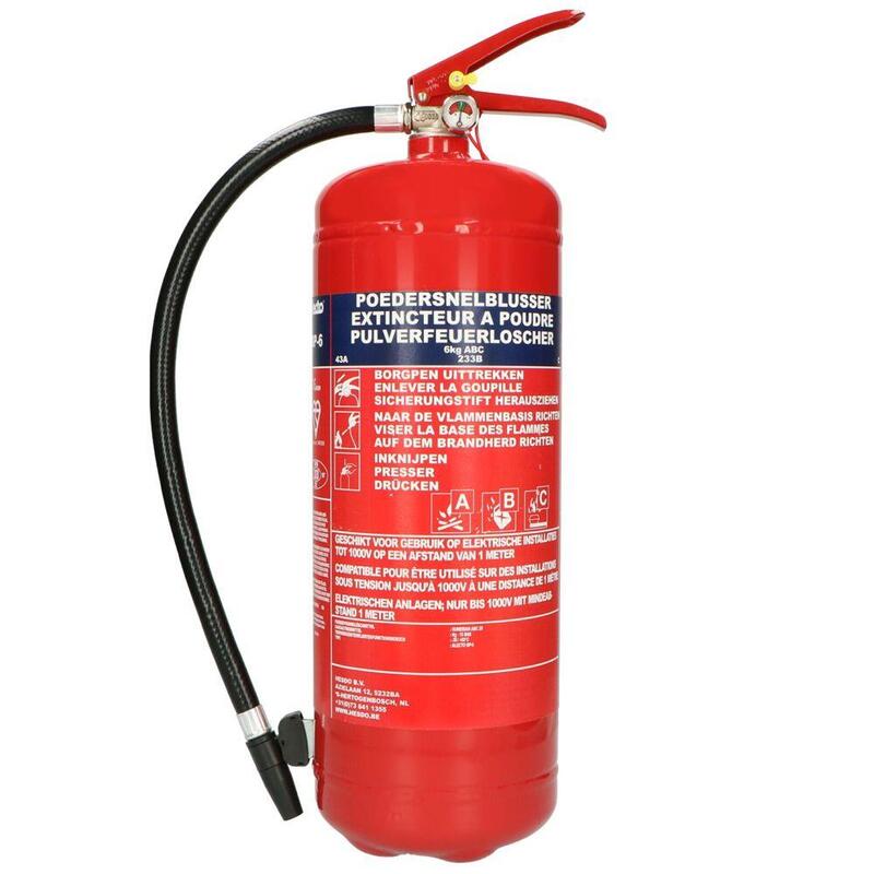 Alecto Fire Extinguisher Powder 6 Kg