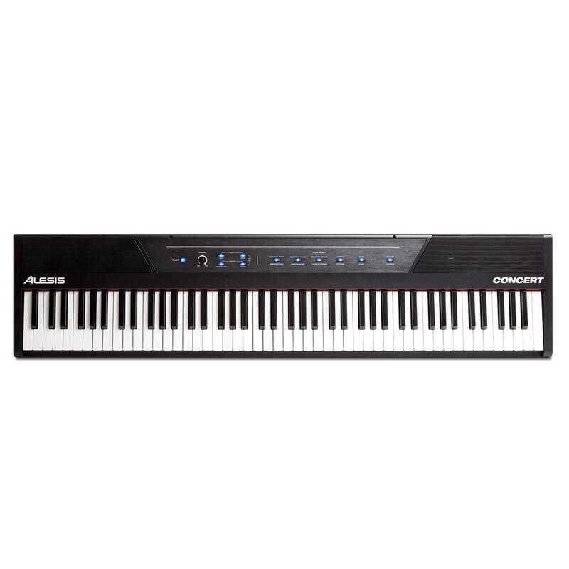 Alesis Concert - Piano Digital De 88 Teclas Con Teclas De Tamaño Estándar