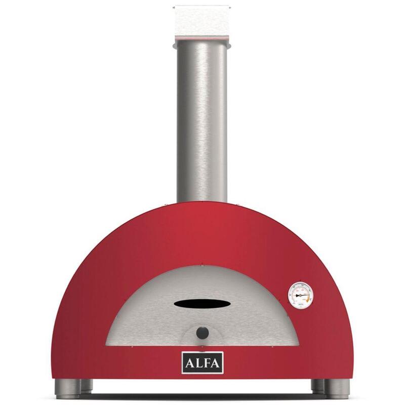 Alfa Forni Moderno 1 Pizza Wood Red