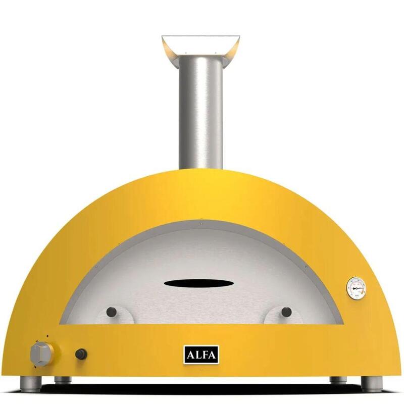 Alfa Forni Moderno 5 Pizze Hybrid Fire Yellow