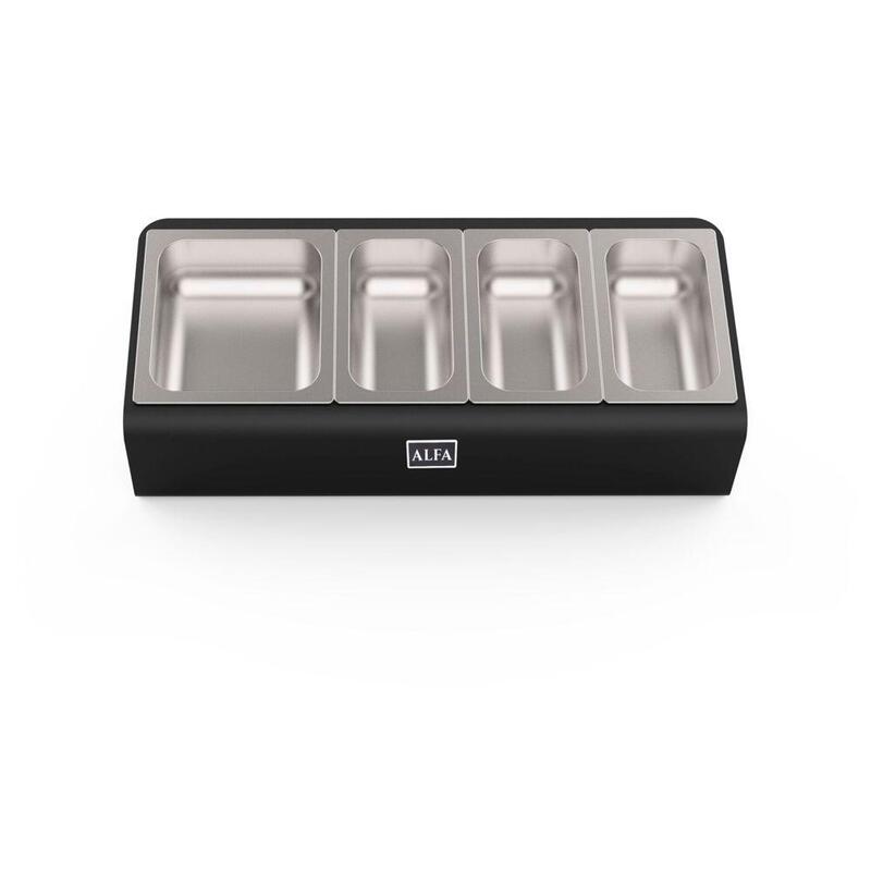 Alfa Forni Topping Station 4 Trays (3 Gn 1/9 - 1 Gn 1/6)
