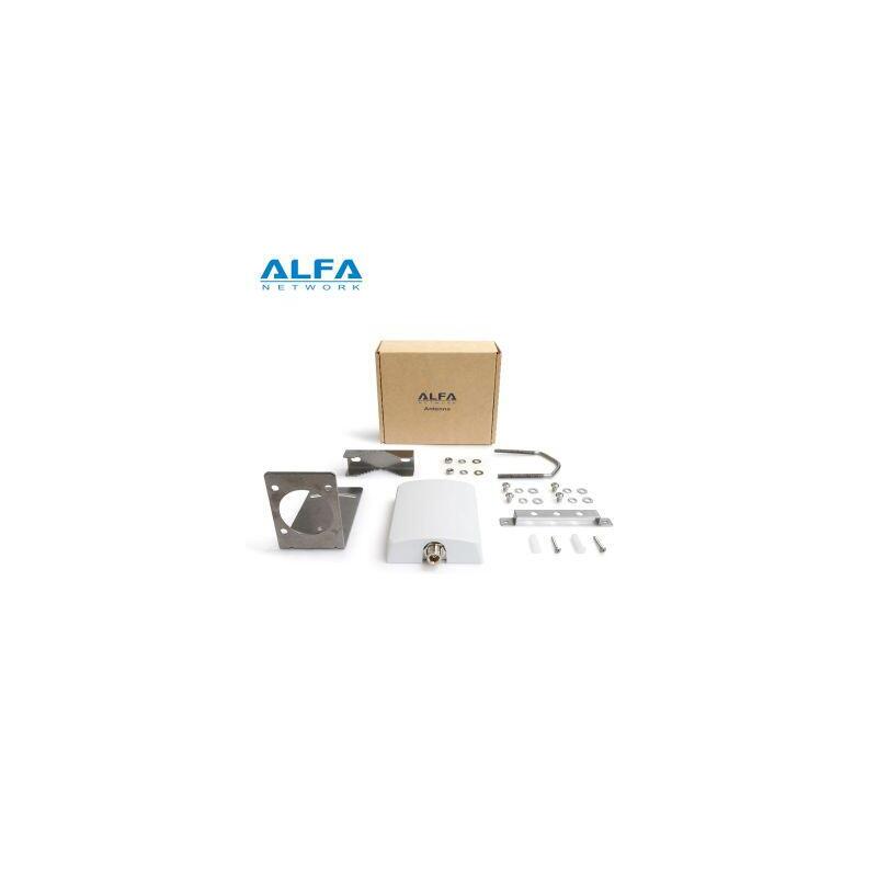 Alfa Network Apa-L2410a-P 2.4ghz Panel Antenna Outdoor 10dbi, L Mounting Kit