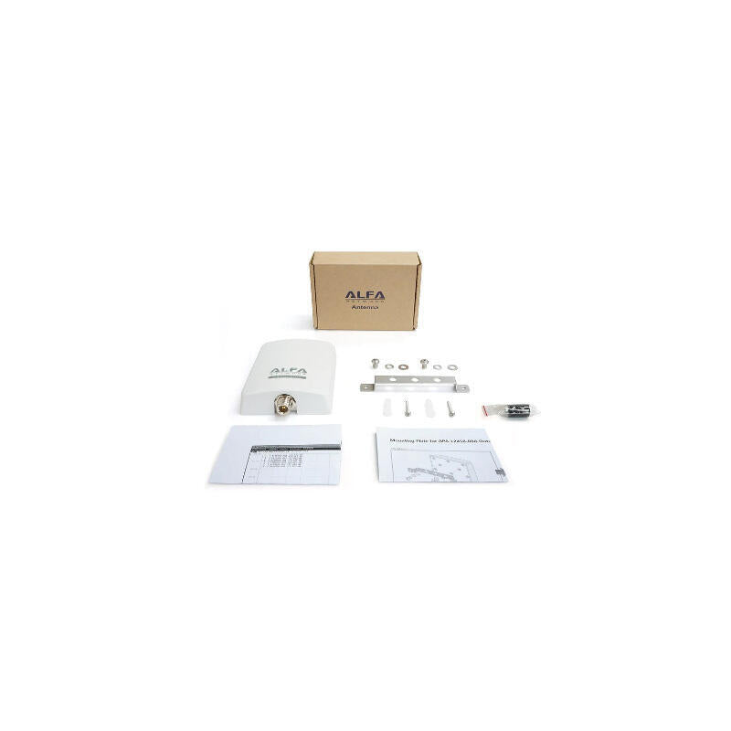 Alfa Network Apa-L2458-08a Dual Band Panel Antenna, 8dbi, N(F) Connector