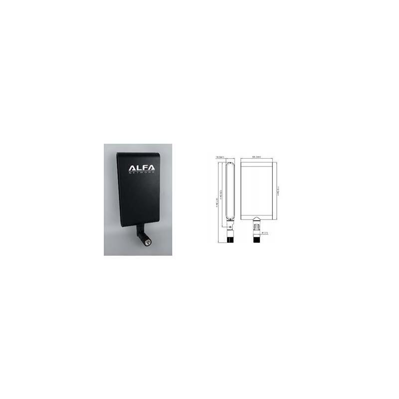 Alfa Network Apa-M25 2.4ghz 8dbi Indoor Panel Antenna - Dual Band Indoor Panel Antenna