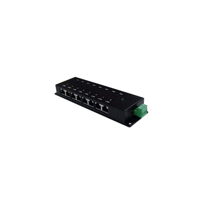 Alfa Network Apoe08g - Inyector Poe Pasivo De 8 Puertos Gigabit Ethernet, Fuente De Alimentaci&Oacute N No Incluida