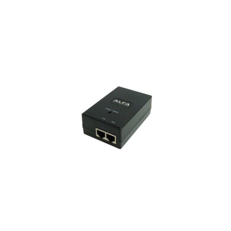 Alfa Network Apoe48v-1g +P /Eu 48v Poe Injector (Power Code Is Not Included)