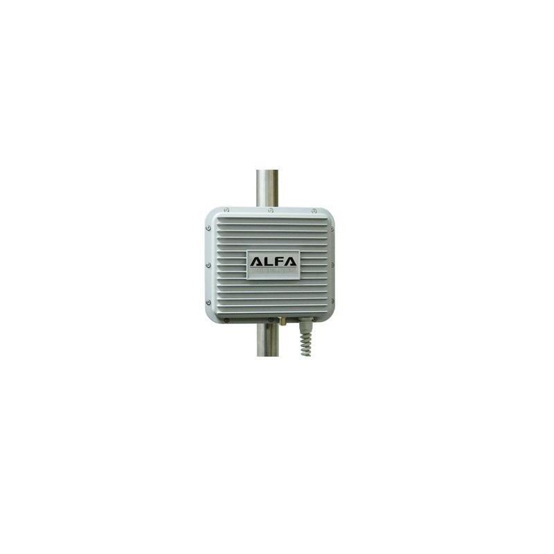 Alfa Network Awap02o - Caja Protectora Resistente A Intemperie,  Metal, Pigtail Rp-Sma (Pin Hembra) / N-Hembra, Kit Impermeable Bulkhead