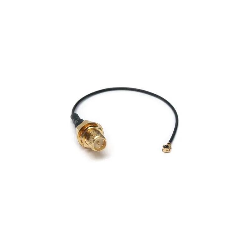 Alfa Network Rcb-178-Ipex270rsmaf-20cm Cable Coaxial Rg-178, 50 Ohmios, Conector Ipex 2.7 Mm Macho, Conector Rp-Sma Pin Macho, Di&Aacute Metro 1.8 Mm, Longitud 20 Cm, Ultra Flexible