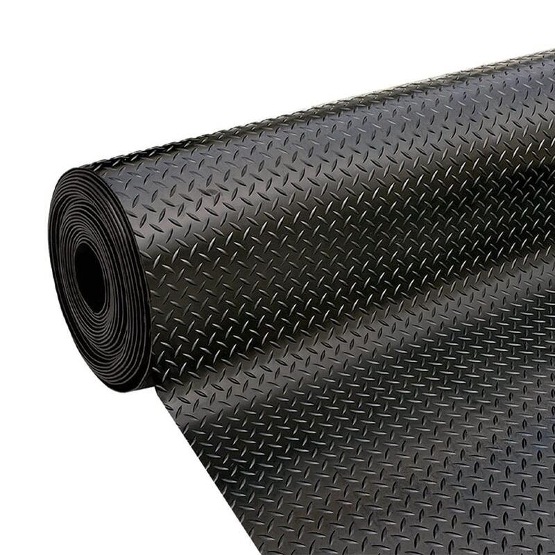 Alfombra Caucho-Goma Diamantes 1 X 10 M