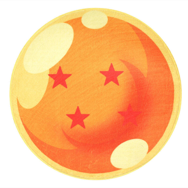 Alfombra Interior 60x60cm Bola 4 Estrellas Dragon Ball