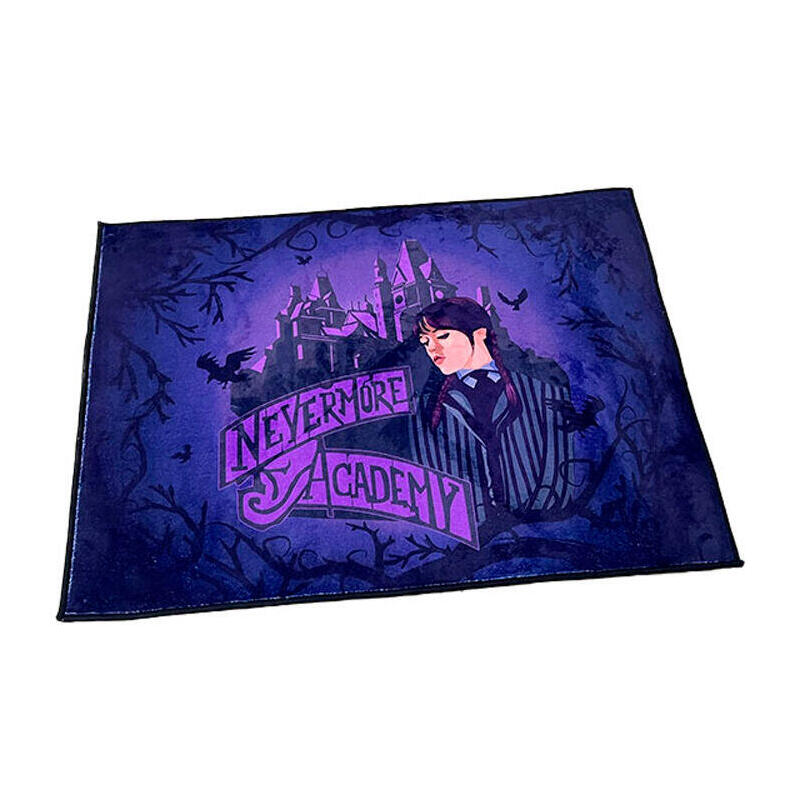 Alfombra Interior 80x60 Cm Nevermore Academy Wednesday