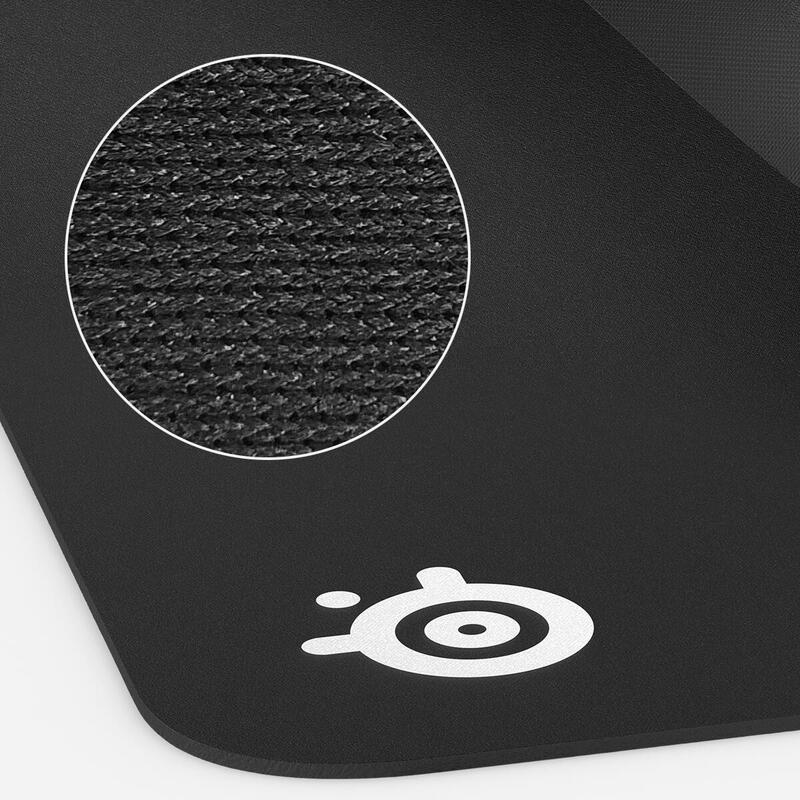 Alfombrilla Steelseries Qck+  Tela Steelseries Qck+, Negro, 300 G, 400 X 450 X 2 Mm
