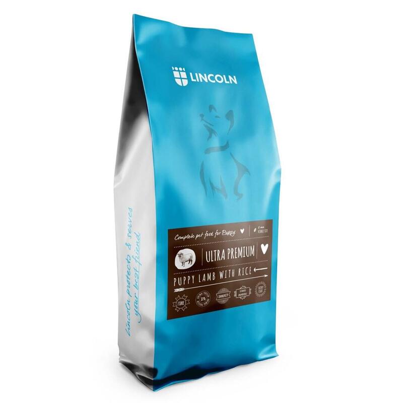 Alimentación Seca Para Perros Lincoln - Cordero Con Arroz - Cordero Cachorro  12kg