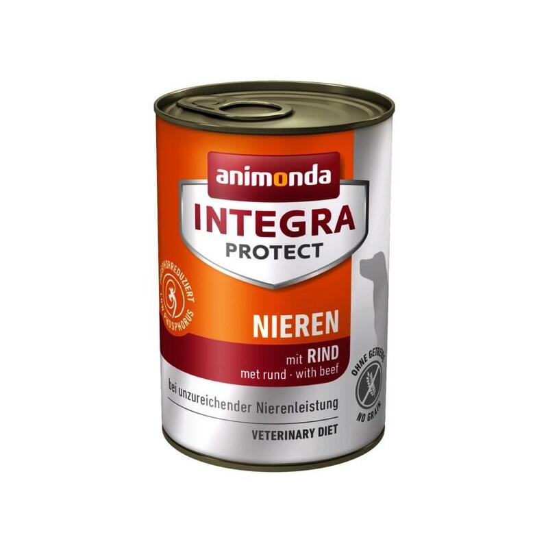 Alimento Húmedo Para Perros Animonda Integra Protect 4017721864046  Ternera Adulto 400 G