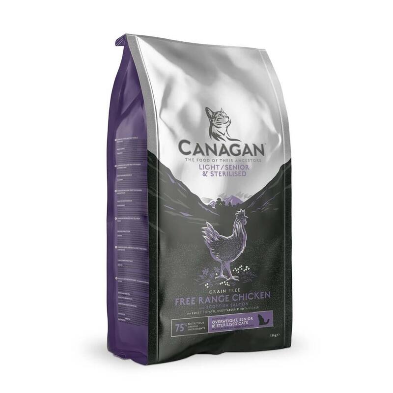 Alimento Seco Para Gatos Canagan Light/Senior 1.5 Kg