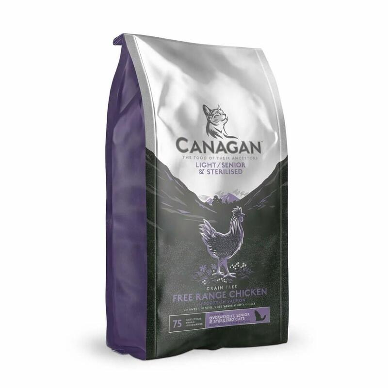 Alimento Seco Para Gatos Canagan Light/Senior 4 Kg