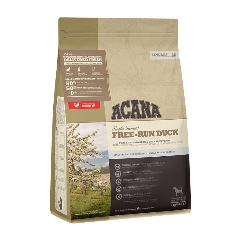 Alimento Seco Para Perros Acana Singles Free-Run Duck  2kg