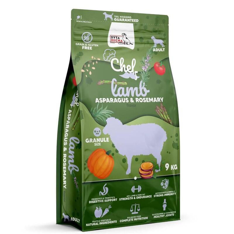 Alimento Seco Para Perros Syta Micha Chef Lamb, Asparagus And Rosemary  9kg