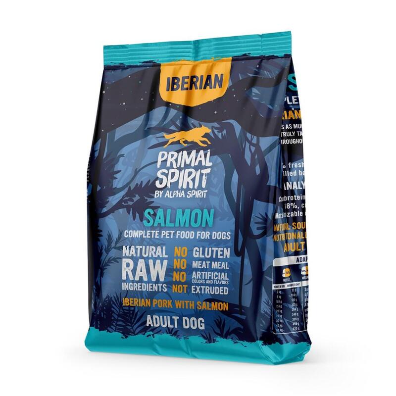 Alimento Semihúmedo Para Perros Primal Spirit Iberian 70% Salmón  1 Kg