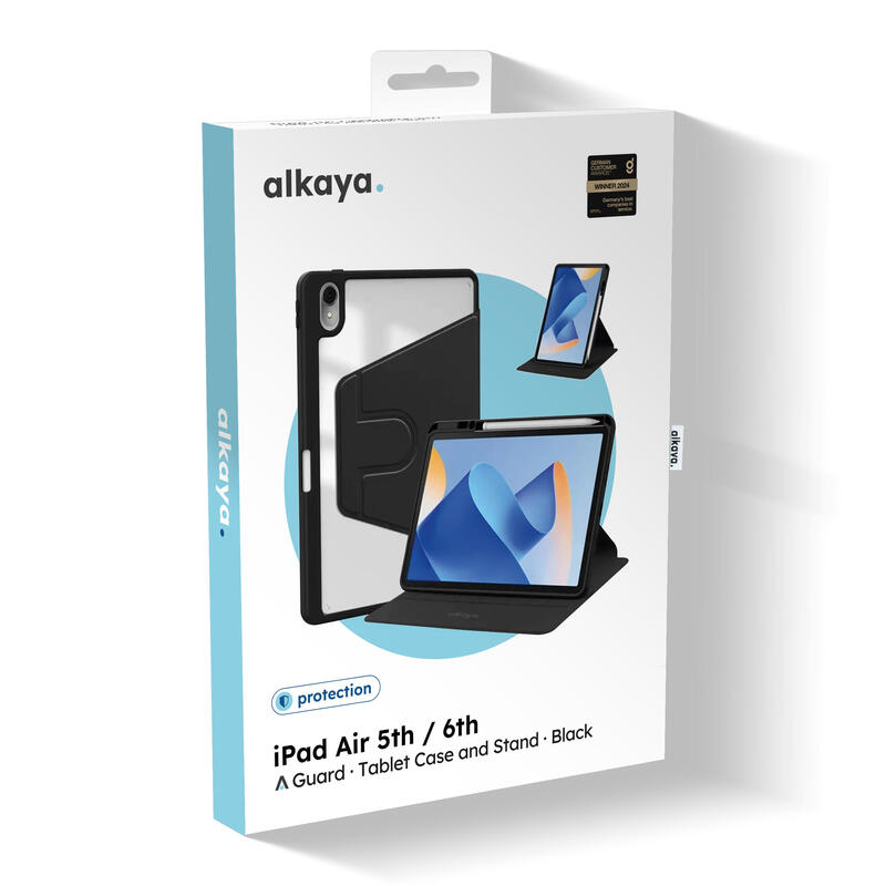 Alkaya Lucid 360 Ipad Funda Ipad Air 5th / 6th Negro